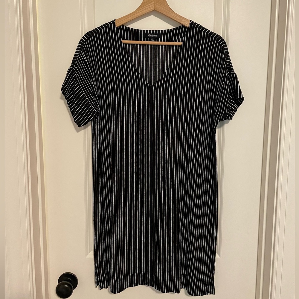 Madewell Black and White Dress